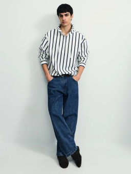 Толстовка в полоску на молнии / Zarina  фото 3