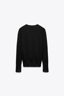 BASIC PLAIN KNIT JUMPER - Zara фото 7