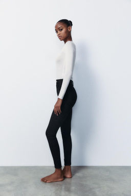 TRF SCULPT HIGH-WAIST JEANS - Zara фото 25