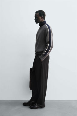 COLOUR BLOCK STRIPED SWEATER - Zara фото 4