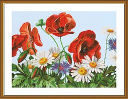 Набор для вышивания Нова Слобода СР 3286 Летний блюз 39 х 28.4 см