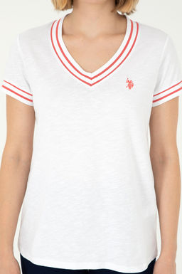 Женская белая футболка - U.s. polo assn фото 6