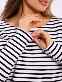 *Джемпер тельняшка женский Ф-3-039 - Новое кимоно фото 15