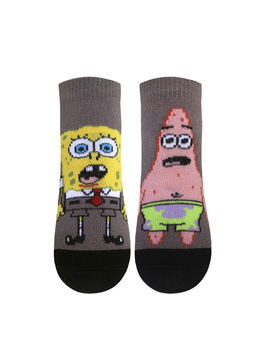 Цена за 2 пары БРЕСТСКИЕ НОСКИ ДЕТСКИЕ 3075 SPONGEBOB (укороченные) кора