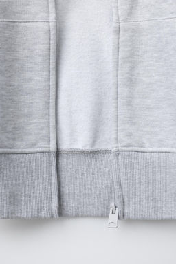 BASIC ZIP-UP SWEATSHIRT - Zara фото 4