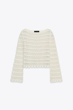 POINTELLE KNIT JUMPER - Zara фото 4