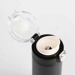 Термос Мастер К Simple, 400 мл, 20.5?6.3 см, сохраняет тепло 8 ч, нержавеющая сталь, чёрный