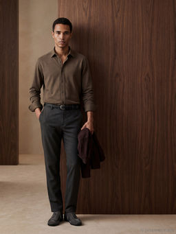 Regular Fit Erkek Dokulu G?mlek