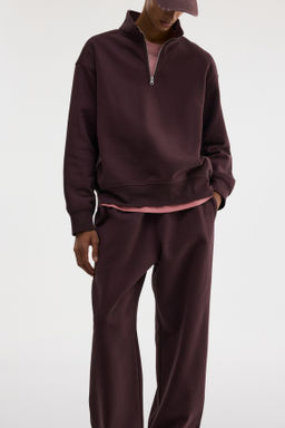 Sudadera con media cremallera Loose Fit - H&m фото 9