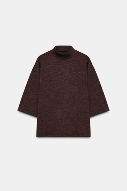HIGH NECK PIQU_ T-SHIRT - Zara фото 11