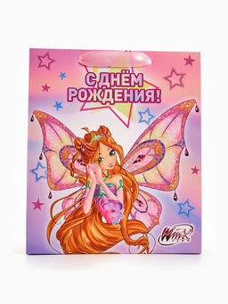 Пакет подарочный «Winx», ML  23 × 27 × 11,5, см