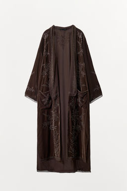 VELVET BEADED KIMONO - LIMITED EDITION - Zara фото 6