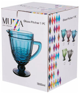 Кувшин Лимонадница Muza Color Серпентина 1300 мл. / высота=20 см 781-173 - Арти-м фото 3