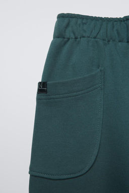 BALLOON PINCHED-PLEAT FLEECE TROUSERS - Zara фото 5