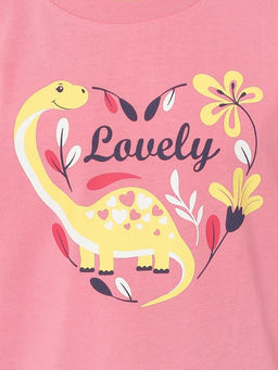 CRB wear / HSKG 63841-27 Футболка для девочки,розовый/Ex.Cherubino  фото 4