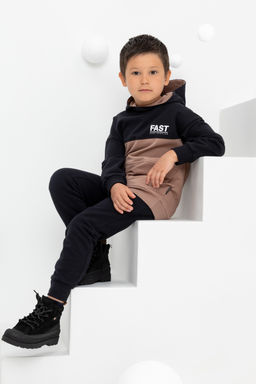 КР 302162/черный,холодный какао к402, джемпер