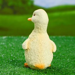 Садовая фигура из полистоуна «Утёнок», 8×8×14.5 см