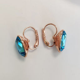 Серьги с кристаллами Swarovski