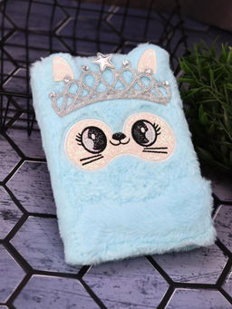 Блокнот плюшевый Princess cat, mix, 21х14,5 см, плотность 80 гр.