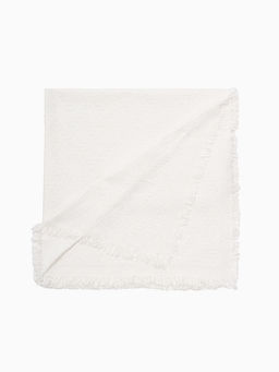 Скатерть «Этель», белая, фактурная, 130×180 см