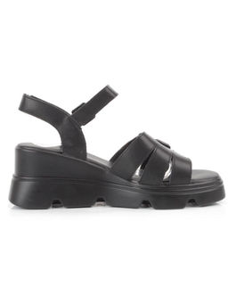 08-PEAG34-2 BLACK Босоножки женские (натуральная кожа)