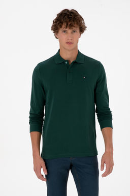Erkek Koyu Ye_il Basic Sweatshirt Sepette S_rpriz _ndirim
