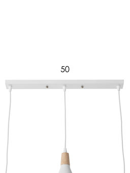 Светильник подвесной 10286/3, 3хE27, 40 Вт, белый