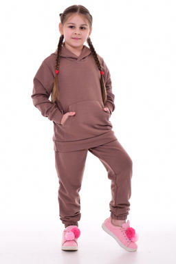 Костюм подростковый с шапкой 12-092в (какао)