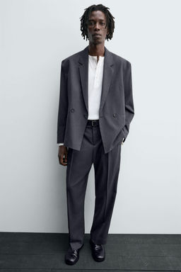 PLEATED SUIT TROUSERS - Zara фото 5