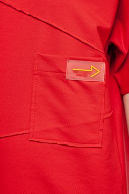 Туника футер 2-х нитка 4120/01/Красный