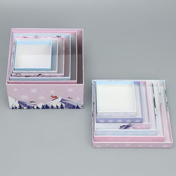 Набор подарочных коробк 6 в 1 С Новым годом, 10 10 6 20 20 11 см - Дарите счастье фото 22