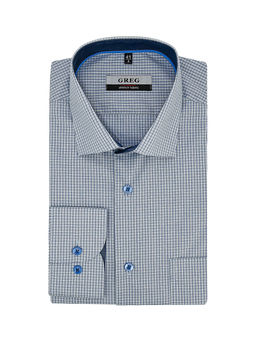 Сорочка мужская длинный рукав GREG 245/118/3453/1p STRETCH  фото 2