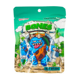 Жевательный мармелад Кости со вкусом зеленого винограда Monster Vegan (Китай), 50 г