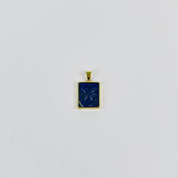 Кулон со знаком зодиака "Рыбы" из Лазурита