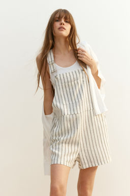 Peto corto en mezcla de lino - H&m фото 2