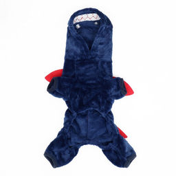 Комбинезон Акула с капюшоном, размер XS (ДС 20 см, ОГ 30 см, ОШ 20 см), синий - Simaland фото 17