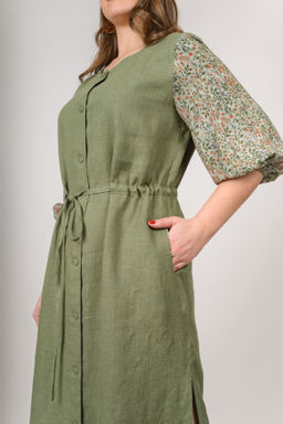 Платье  100% лен