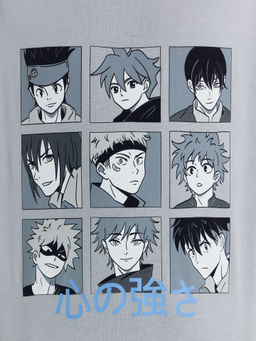 Комплект для мальчиков (футболка, шорты) серо-голубой с драконами - Mark formelle фото 7