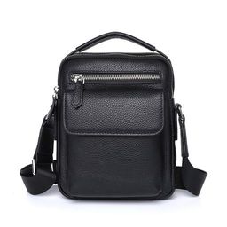 Мужская сумка, кожа, MIRONPAN 26291 Черный