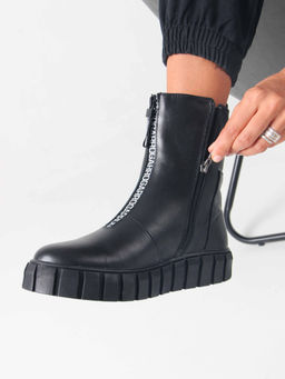 Ботинки 365.L.1918bl.Black/Шерсть