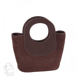 Сумка женская кожаная 56075BDAA coffee Baidou в Новосибирске