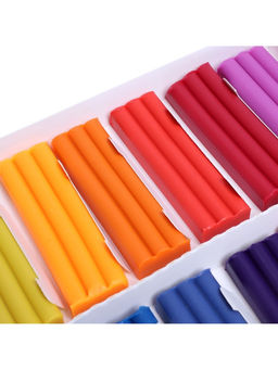 Пластилин мягкий (восковой) Calligrata, 24 цвета, 360 г  фото 13