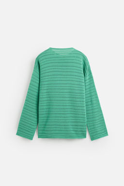 TEXTURED KNIT SWEATER - Zara фото 8