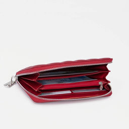 Кошелёк на молнии, цвет красный - Simaland фото 4