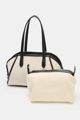 BOLSO BOWLING DE HOMBRO / Beige claro - Zara фото 4