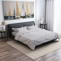 Простыня на резинке 1 спальная "Таттерсол, б/з" 90х200см, свесы 27см, бязь "Комфорт" 121г/м2, хлопок 100%, упаковка "классическая" ПВХ 28х41см, "Домашняя мода" (Россия)