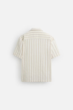STRIPED TEXTURED SHIRT - Zara фото 15
