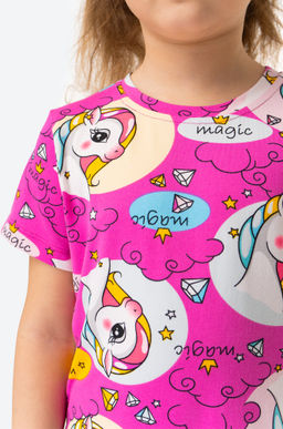 Летний костюм для девочки из бамбука Happyfox