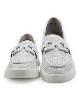 06-YC139-1 WHITE Туфли женские (натуральная кожа)