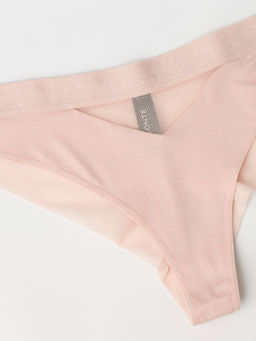 CONTE DOUBLE CONTE LBR 2261 Трусы бразилиана из бамбука и эластичной сеточки cameo - Conte elegant фото 4